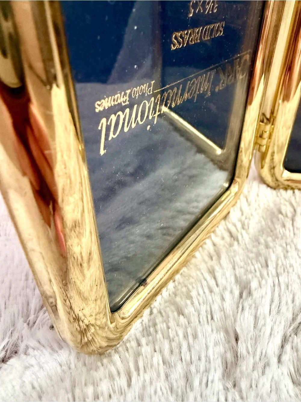 Carr International Gold Double Hinged Picture Frame - Gold
